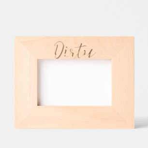 Dirty thirty orange white simple retro birthday ad engraved frames