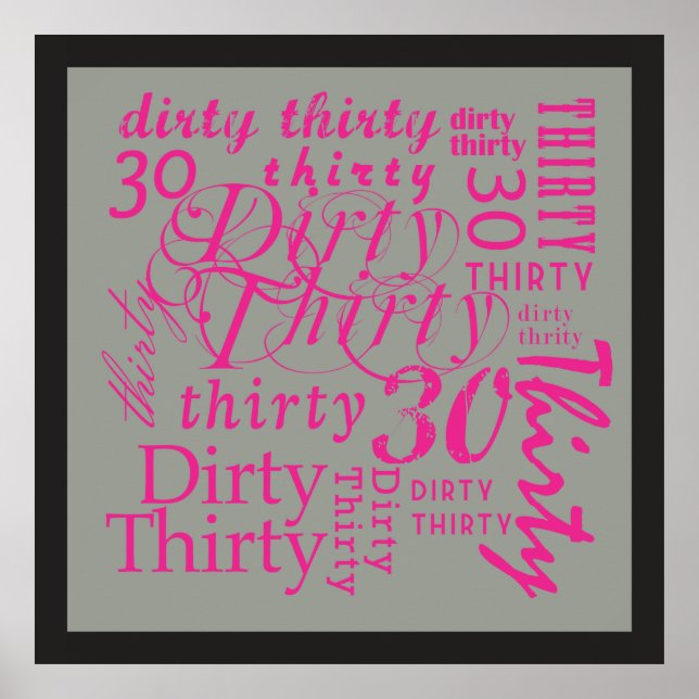 Dirty Thirty Poster (Front)