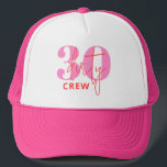 Dirty Thirty Trucker Hat<br><div class="desc">Celebrate the big 3-0 with our custom Dirty Thirty trucker hat, perfect for anyone looking to rock some birthday squad style! This unique Dirty 30 hat makes for a memorable 30th birthday gift that will have everyone talking thirty to you. Stand out from the crowd and show off your dirty...</div>