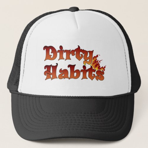 DirtyHabits Flame Trucker Hat