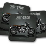 Dirtyside Motorcycle Coaster | Motorcycle Coaster<br><div class="desc">Dirtyside Motorcycle Coaster | Motorcycle Coaster Set - #motorcycle,  #motorcyclecoasters,  #gray,  #white,  #motorcyclecorckcoaster,  #bikerdrinkcoaster,  #bikercoaster,  #motorbikecoaster,  #bikers,  #biker,  #custombike,  #customchopper</div>