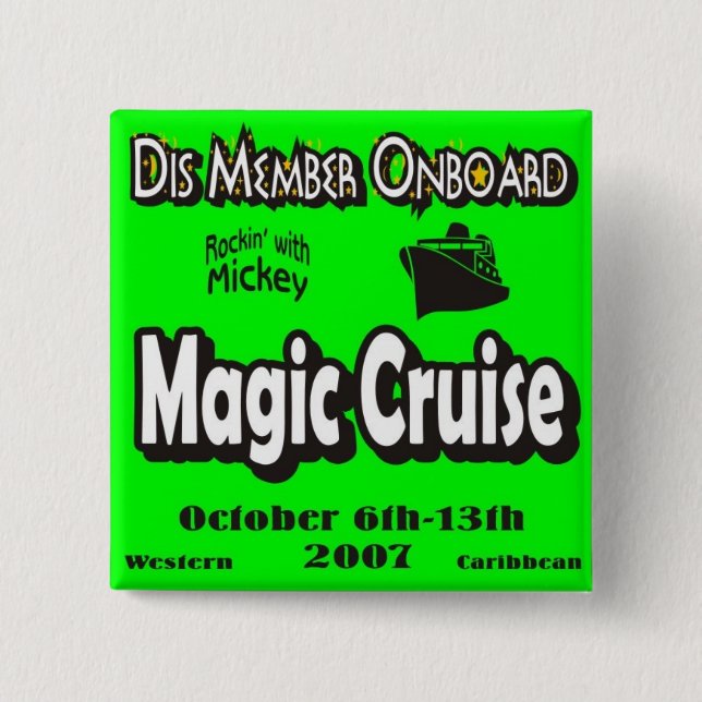 dis boards pin12B Pinback Button (Front)