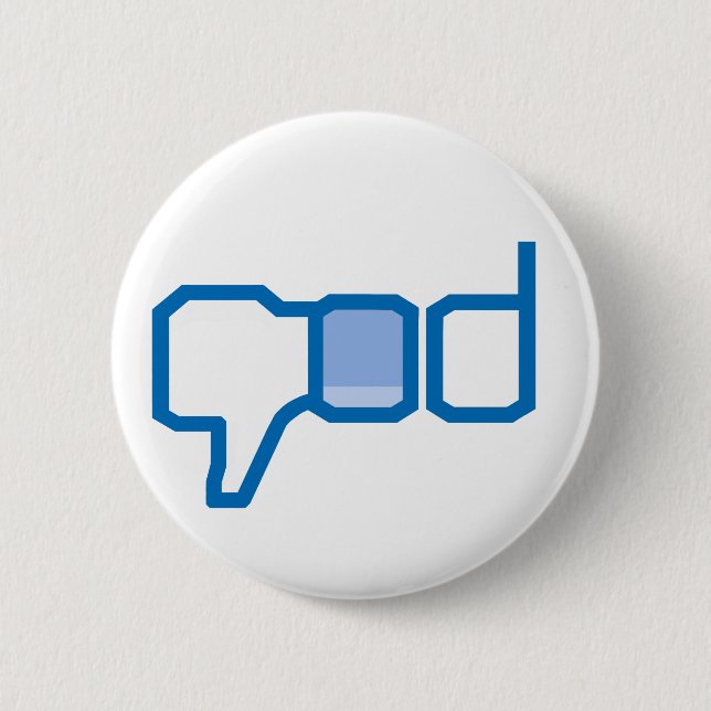 Dis-Like god & religion! Pinback Button (Front)