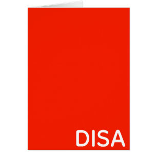 Disa Red color name Cards