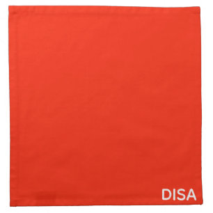 Disa Red color name Cloth Napkin