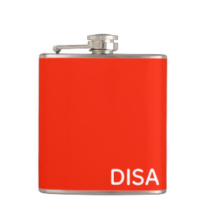 Disa Red color name Flask
