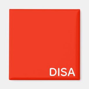 Disa Red color name Magnet