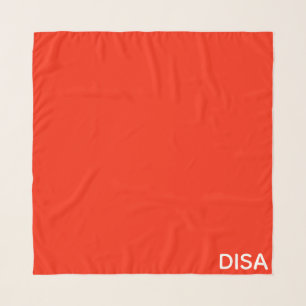 Disa Red color name Scarf