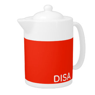 Disa Red color name Teapot