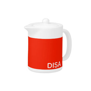 Disa Red color name Teapot