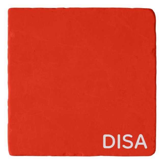 Disa Red color name Trivet (Front)