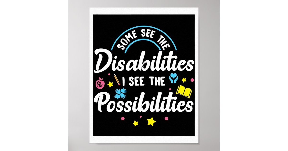 Disabilities Special Education Poster Zazzle