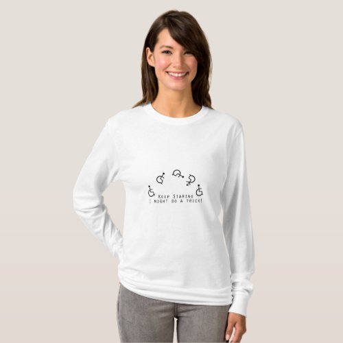 Disability Awareness Gift Wheelchair Funny T_Shirt