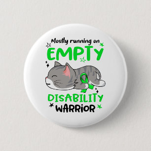 Disability Awareness Month Ribbon Gifts Button
