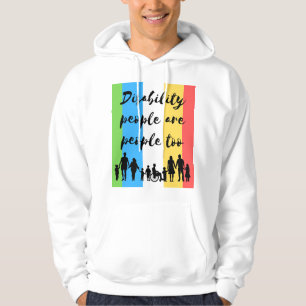 disability people are people too hoodie