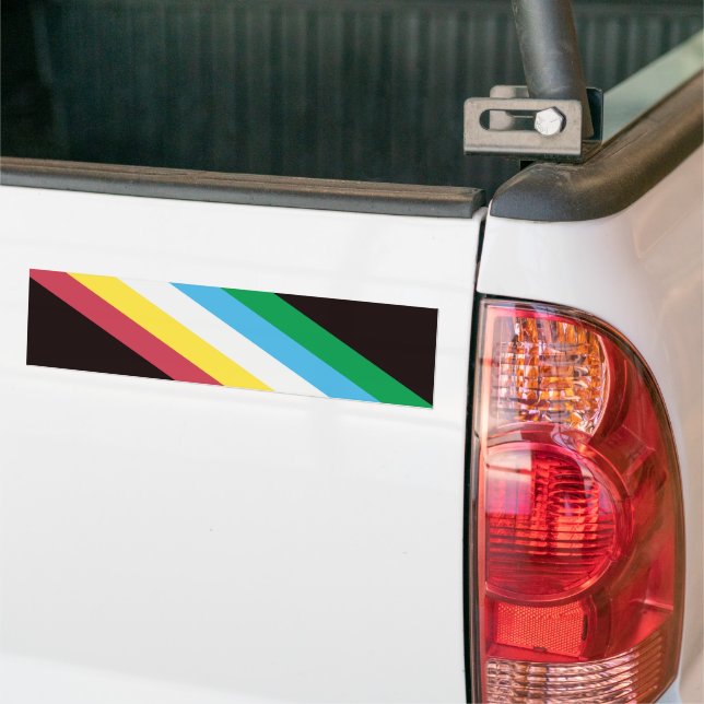 Disability Pride Bumper Sticker (On Truck)