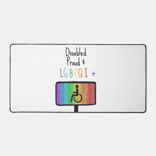 Disability Pride  Desk Mat