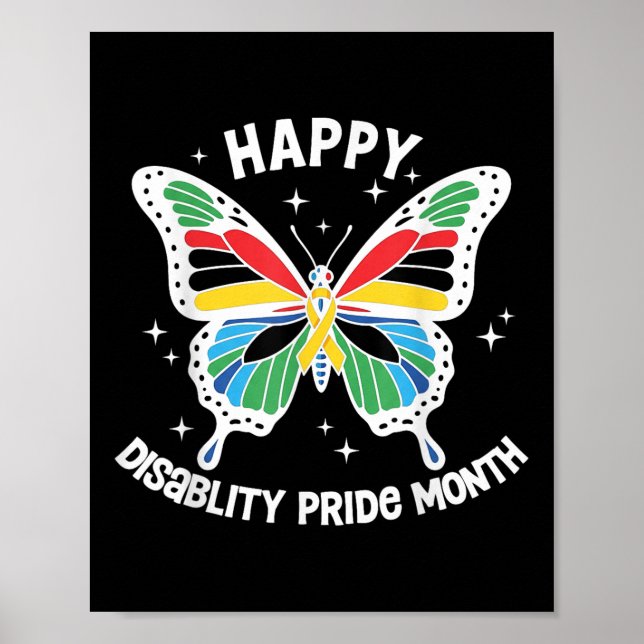Disability Pride Disabled Pride Month Disability P Poster (Front)