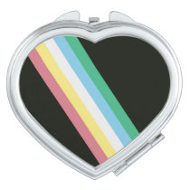 Disability Pride Flag Compact Mirror