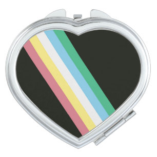 Disability Pride Flag Compact Mirror