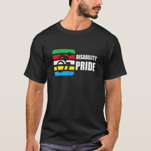 Disability Pride Flag July Supporter Disabled Prid T-Shirt