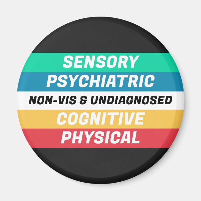 Disability Pride Flag Meanings Magnet (Front)