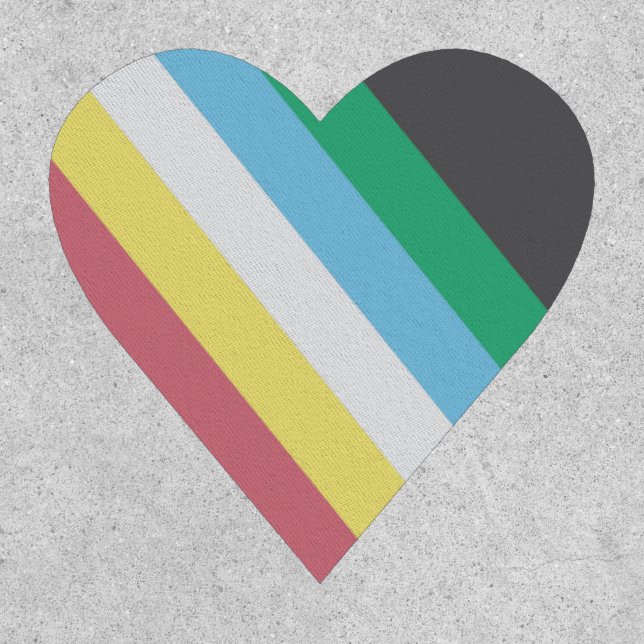 Disability Pride Flag Patch (Front)