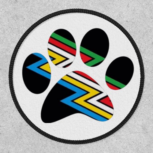 Disability Pride Flag Service Dog Paw Patch