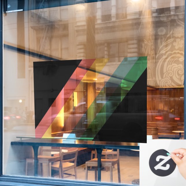 Disability Pride Month Autism Neurodiver Window Cling (Cafe Window)