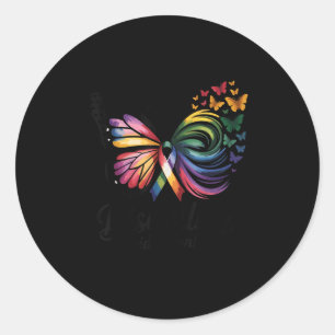Disability Pride Month Disability Pride Flag _4 Classic Round Sticker