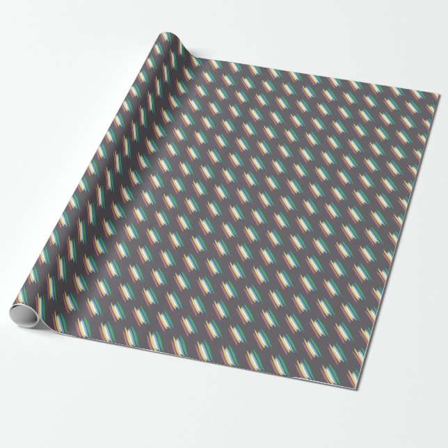 Disability Pride Month Of July Awareness Colors Wrapping Paper (Unrolled)