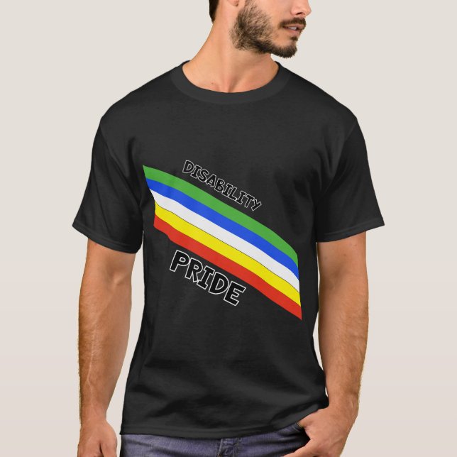 "Disability Pride" T-Shirt (Front)