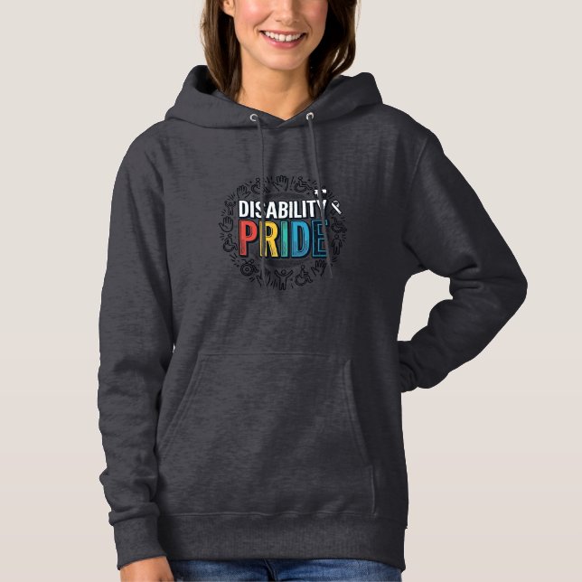 Disability Pride Vintage Inclusive Awareness Shirt (Front)