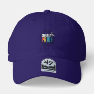 Disability Pride Vintage Inclusive Awareness Shirt 47 Brand Hat