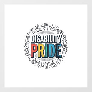 Disability Pride Vintage Inclusive Awareness Shirt Floor Decals