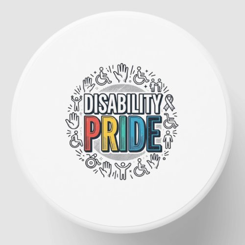 Disability Pride Vintage Inclusive Awareness Shirt Mini Candle Favors