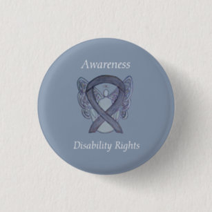 Disability Awareness Buttons & Pins - No Minimum Quantity | Zazzle