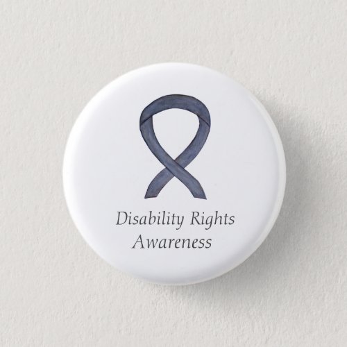 Disability Rights Awareness Ribbon Custom Pin