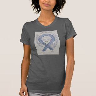 Disability Rights Silver Awareness Ribbon Shirt