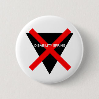Disability Spring Pinback Button