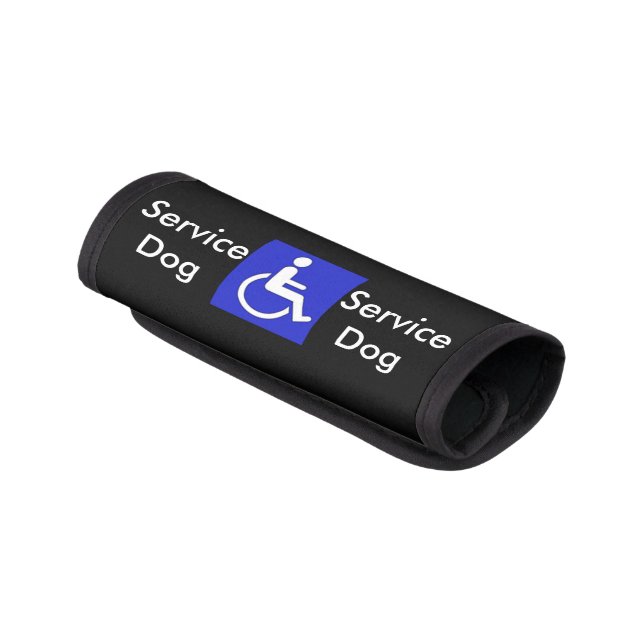 Disability Symbol Service Dog Leash Wrap (Angled)