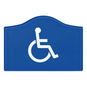 Disability wheelchair icon WC toilet door sign