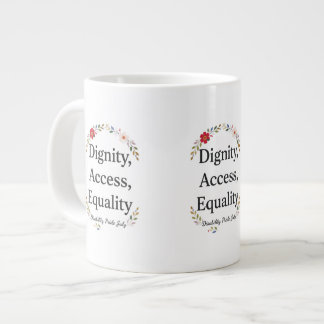 Disabilty Pride Giant Coffee Mug