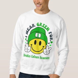 Disabled Children Awareness Ribbon Support Gifts Sweatshirt