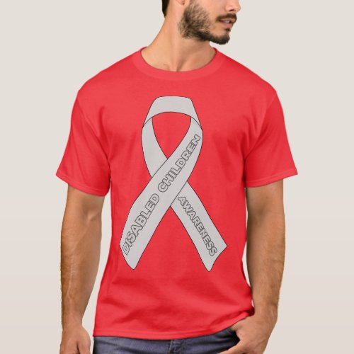 Disabled Children Awareness Ribbon T_Shirt