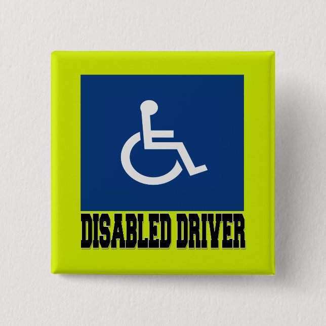 Disabled Driver Button (Front)