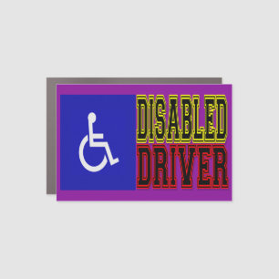 Disabled Driver Car Magnet