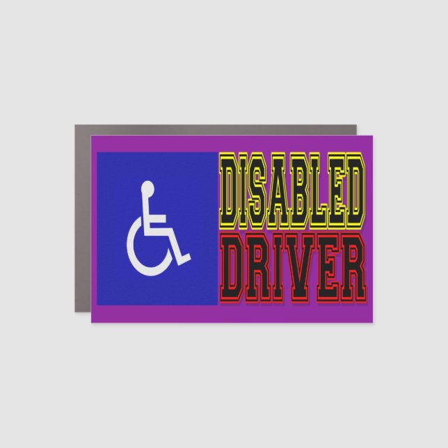 Disabled Driver Car Magnet (Front)