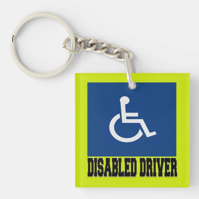 Disabled Driver Keychain (Front)