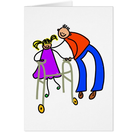 Disabled Girl Cards (Front)